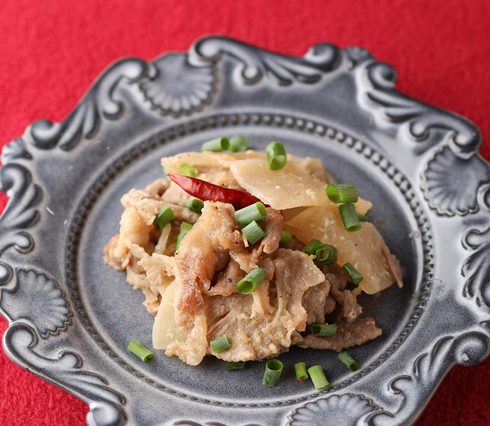 豚肉と大根のピリ辛炒め